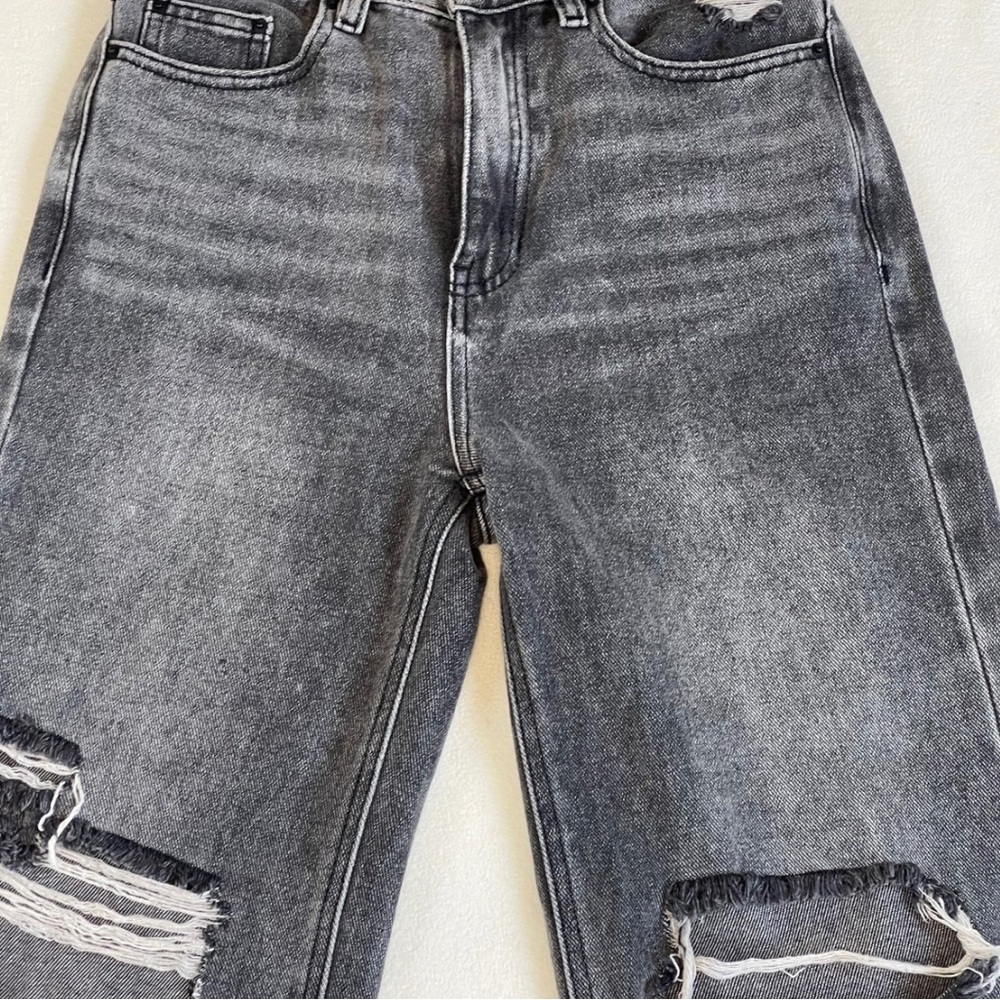 PacSun 90s boyfriend distressed black jeans • size 24 - Picture 3 of 9